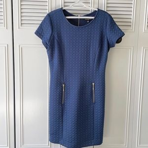 Blue detailed dress